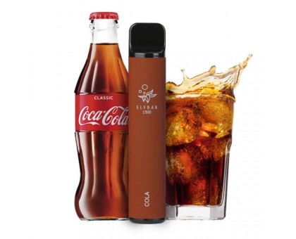 POD ELF BAR Cola (1500 тяг) 20мг/4.8мл.