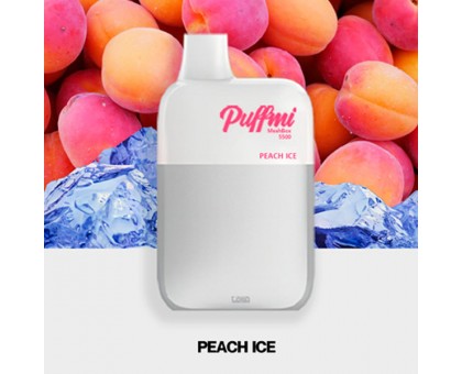 Одноразовый испаритель PuffMi MeshBox Peach ice - Персик со льдом (5000 затяжек)