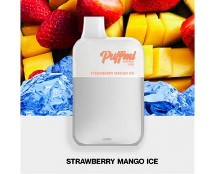 Одноразовый испаритель PuffMi MeshBox Strawberry Mango Ice - Клубника Манго со Льдом (5000 затяжек)