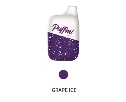 Одноразовый испаритель PuffMi Grape Ice - Виноград со льдом (4500 затяжек)