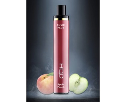 HQD Cuvie Plus Apple Peach (Яблоко, персик) 18мг/2мл.