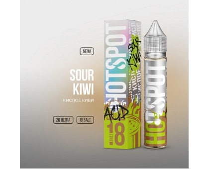 Жидкость HOTSPOT Acid - Sour Kiwi (Кислое Киви) (30мл, 18мг)