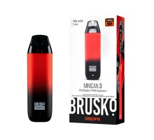 Набор Brusko Minican 3 (Черно-красный градиент)