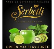Табак Serbetli Green Mix (Яблоко, лайм, киви) 50гр.