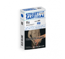 Табак STREET SAMURAI Blue Volume №08 (Персик, дыня) 30гр.