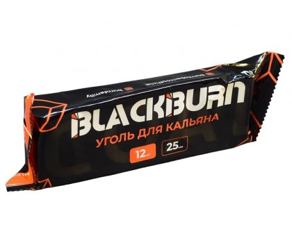 Уголь для кальяна BlackBurn 25мм (12шт)