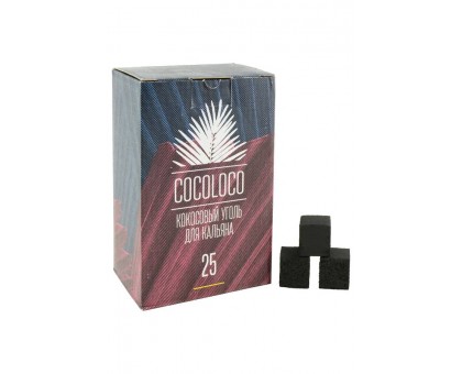 Уголь Cocoloco 25мм (72шт, 1кг)