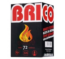 Уголь COCO BRICO 25мм (72шт, 1кг)