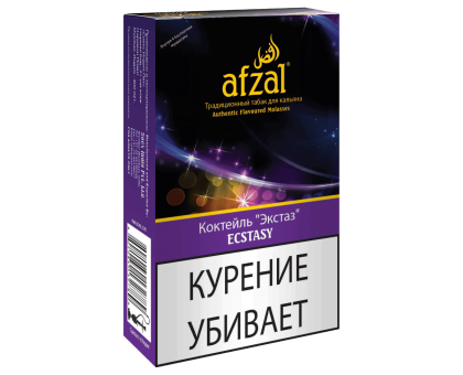 Табак AFZAL Ecstasy (АФЗАЛ Коктейль Экстаз - фрукты и мята) 40гр.